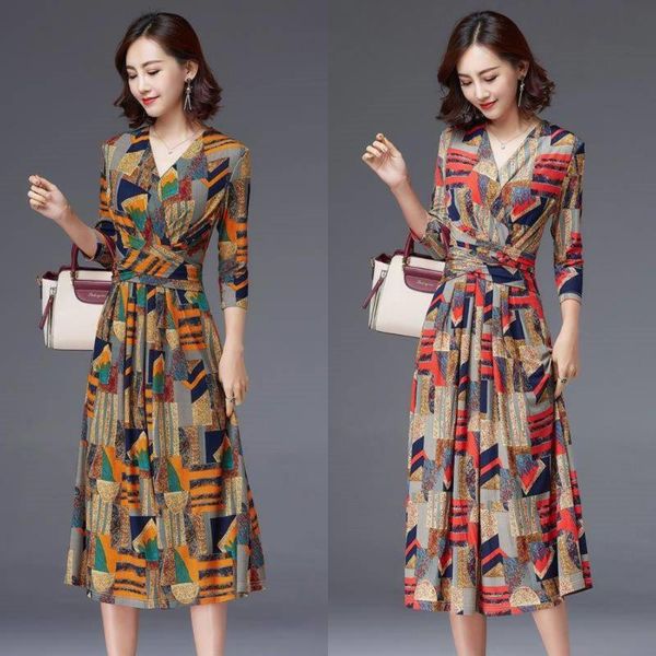 casual dresses summer spring women full sleeve dress female print ladies beach v-neck floral long sundress, Black;gray
casual dresses summer spring women full sleeve dress female print ladies beach v-neck floral long sundress, Black;gray