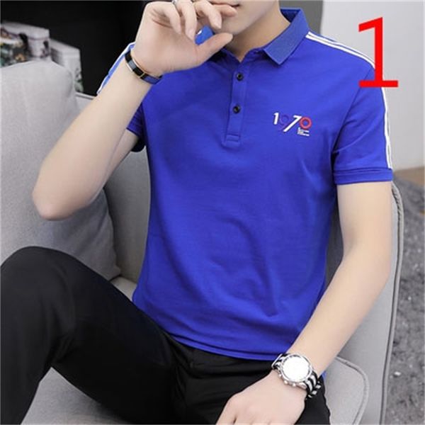 men's lapel loose business mercerized cotton summer short sleeve t-shirt 210420, White;black
men's lapel loose business mercerized cotton summer short sleeve t-shirt 210420, White;black