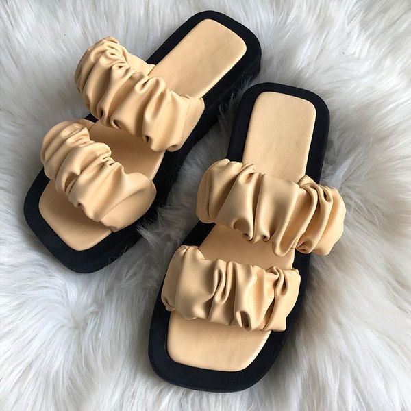 slippers 2021 women thick bottom platform shoes ladies flat sandals casual beach woman outside slides zapatos mujer, Black
slippers 2021 women thick bottom platform shoes ladies flat sandals casual beach woman outside slides zapatos mujer, Black