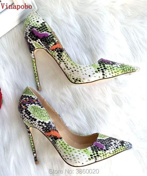dress shoes women pumps green snake printing heel pointed toe heels party wedding woman, Black
dress shoes women pumps green snake printing heel pointed toe heels party wedding woman, Black