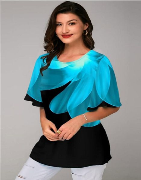 women's blouses & shirts plus size blouse print graphic prints large round neck half sleeve big, White
women's blouses & shirts plus size blouse print graphic prints large round neck half sleeve big, White