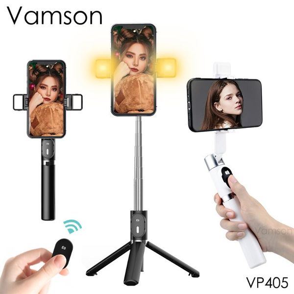 selfie monopods vamson for ios android tripod stick with wireless bluetooth remote and 3 colors 9 modes double fill light vp405
selfie monopods vamson for ios android tripod stick with wireless bluetooth remote and 3 colors 9 modes double fill light vp405
