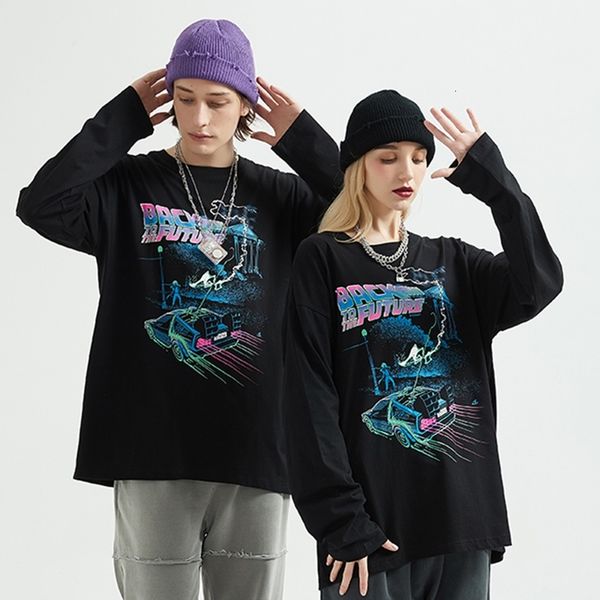 men hip hop streetwear oversize t-shirt print t-shirt 2020 autumn cotton loose long sleeve tee, White;black
men hip hop streetwear oversize t-shirt print t-shirt 2020 autumn cotton loose long sleeve tee, White;black