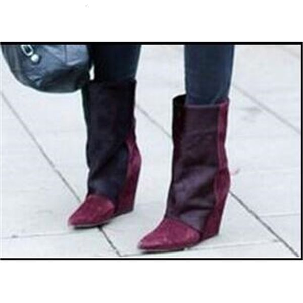 boot black/red fashion mane mid-calf calf toe wedge slide-in shoes big walkway women's boots
boot black/red fashion mane mid-calf calf toe wedge slide-in shoes big walkway women's boots