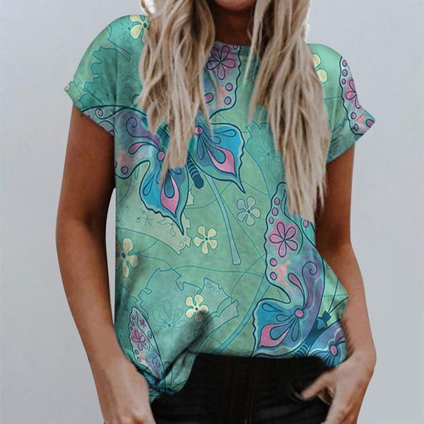 women's blouses & shirts 2021 women summer loose aesthetic butterfly print causal soft animal short sleeve shirt blouse ropa mujer, White
women's blouses & shirts 2021 women summer loose aesthetic butterfly print causal soft animal short sleeve shirt blouse ropa mujer, White
