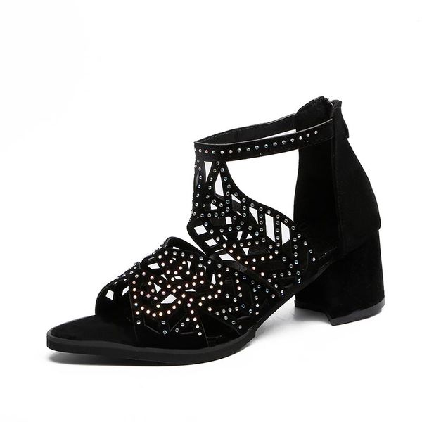 women sandals cos-strap open toe slides fashion dress summer beach casual high heeled, Black
women sandals cos-strap open toe slides fashion dress summer beach casual high heeled, Black