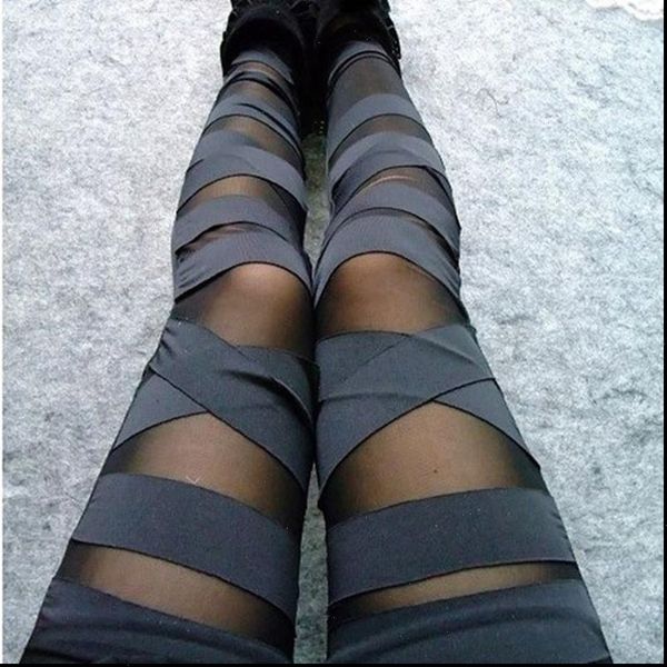 casual fashion gothic leggins slim womens leggings high waist pants milk silk hollow strap fitness, Black
casual fashion gothic leggins slim womens leggings high waist pants milk silk hollow strap fitness, Black