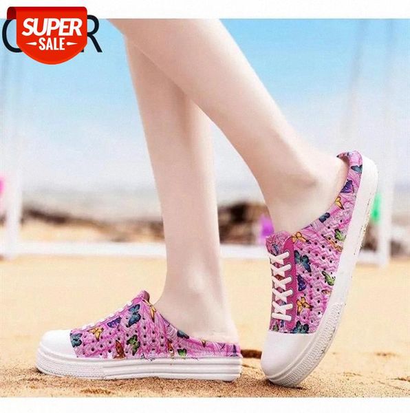 Real new patchwork nylon butterfly pattern women's half sandals slippers ladies spring and summer soft cashmere outdoor shoes #IT52, Black
Real new patchwork nylon butterfly pattern women's half sandals slippers ladies spring and summer soft cashmere outdoor shoes #IT52, Black