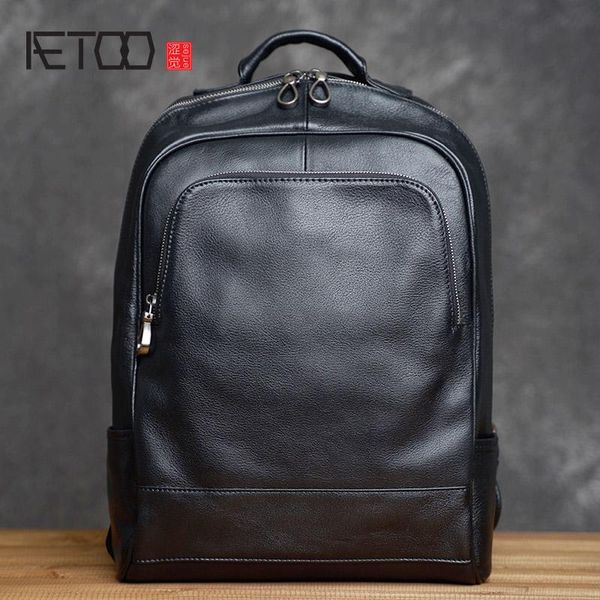 men's leather backpack, first layer casual fashionable business computer bag backpack
men's leather backpack, first layer casual fashionable business computer bag backpack