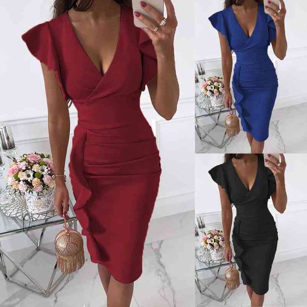 solid color print bodycon dress casual v-neck solid slimming ruffle hem ruched sleeveless dresses for women party, Black;gray
solid color print bodycon dress casual v-neck solid slimming ruffle hem ruched sleeveless dresses for women party, Black;gray