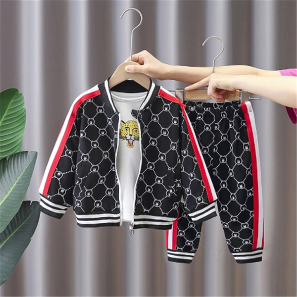 boys girls clothes sets spring autumn children fashion coat t-shirts pants 3pcs tracksuits for baby 1 to 5 years toddler outfits, White
boys girls clothes sets spring autumn children fashion coat t-shirts pants 3pcs tracksuits for baby 1 to 5 years toddler outfits, White