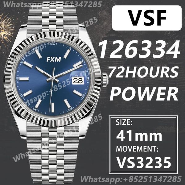 wristwatches men's automatic mechanical watch datejust 41mm 126334 vsf vs3235 904l 1:1 super clone vs waterproo, Slivery;brown
wristwatches men's automatic mechanical watch datejust 41mm 126334 vsf vs3235 904l 1:1 super clone vs waterproo, Slivery;brown