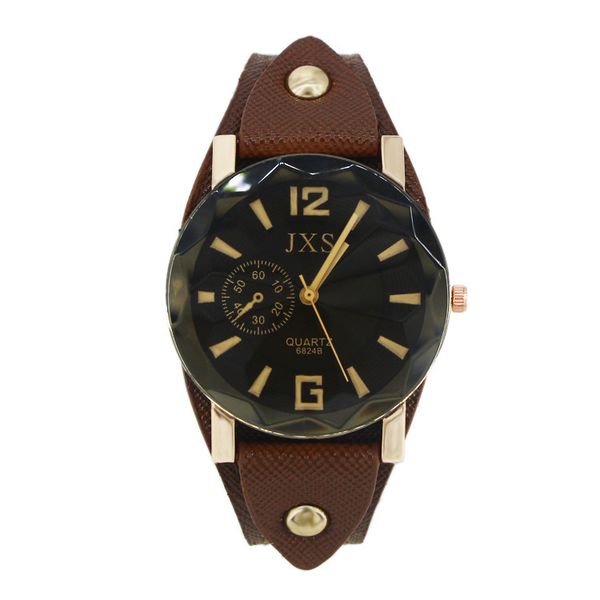 multicolor belt pin buckle watch business couple quartz non-waterproof watches, Slivery;brown
multicolor belt pin buckle watch business couple quartz non-waterproof watches, Slivery;brown