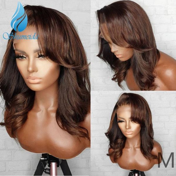 lace wigs smd ombr brown color 13*6 front pre plucked hairlinemiddle ratioperuvian body wave remy hair human for women, Black;brown
lace wigs smd ombr brown color 13*6 front pre plucked hairlinemiddle ratioperuvian body wave remy hair human for women, Black;brown