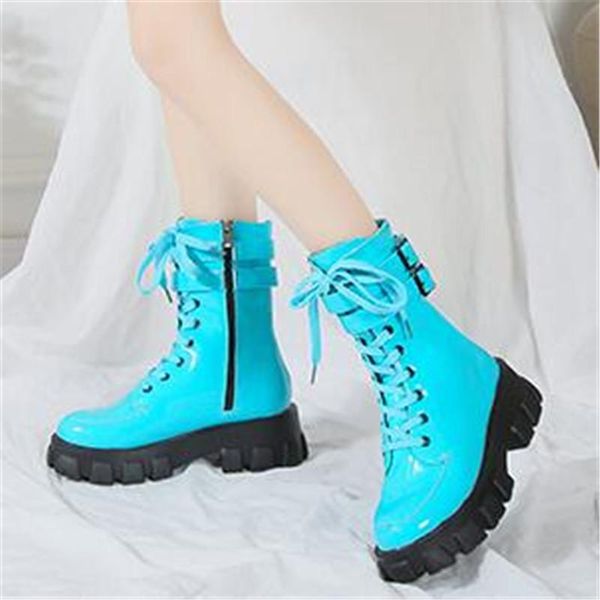 boots 2021 spring autumn leather shoes women fashion motorcycle ankle female square lace up platforms woman botas mujer, Black
boots 2021 spring autumn leather shoes women fashion motorcycle ankle female square lace up platforms woman botas mujer, Black