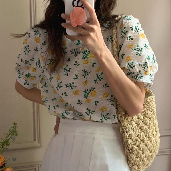 women's blouses & shirts alien kitty 2021 florals loose office lady printing streetwear summer fashion women short sleeves casual, White
women's blouses & shirts alien kitty 2021 florals loose office lady printing streetwear summer fashion women short sleeves casual, White