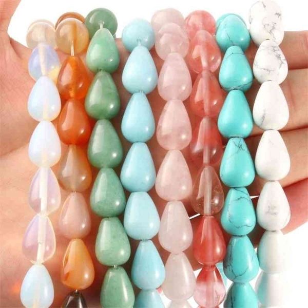 natural stone turquoises agates tiger eye quartz opal water drop shape loose beads for jewelry making diy bracelets charms
natural stone turquoises agates tiger eye quartz opal water drop shape loose beads for jewelry making diy bracelets charms