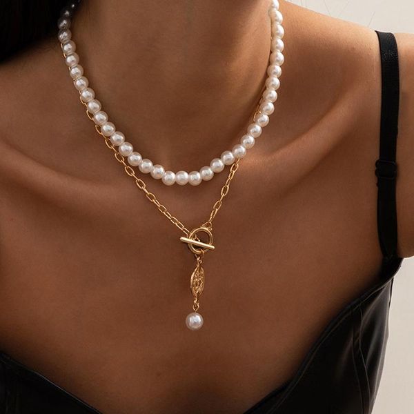 pendant necklaces 2021 women's jewelry simple multi-layer imitation pearl cross chain necklace female retro round card wedding gift, Silver
pendant necklaces 2021 women's jewelry simple multi-layer imitation pearl cross chain necklace female retro round card wedding gift, Silver