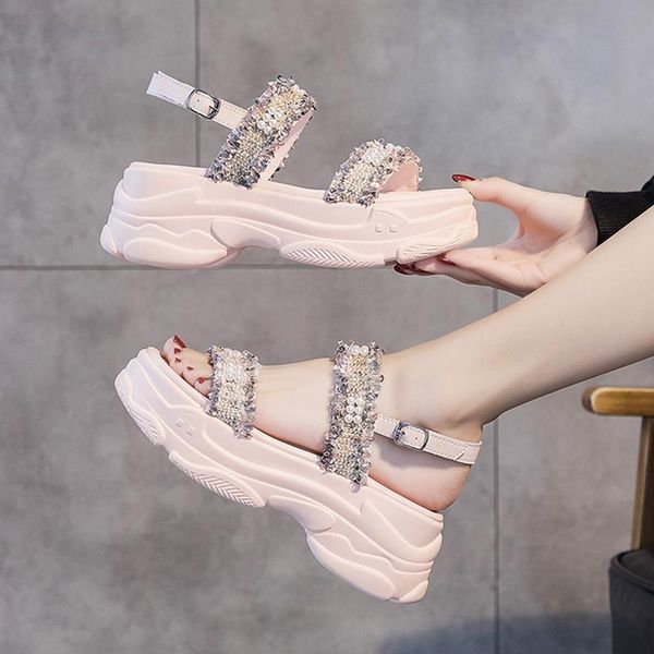 sandals high heeled female summer 2021 women thick bottom shoes wedge with open toe platform women's, Black
sandals high heeled female summer 2021 women thick bottom shoes wedge with open toe platform women's, Black