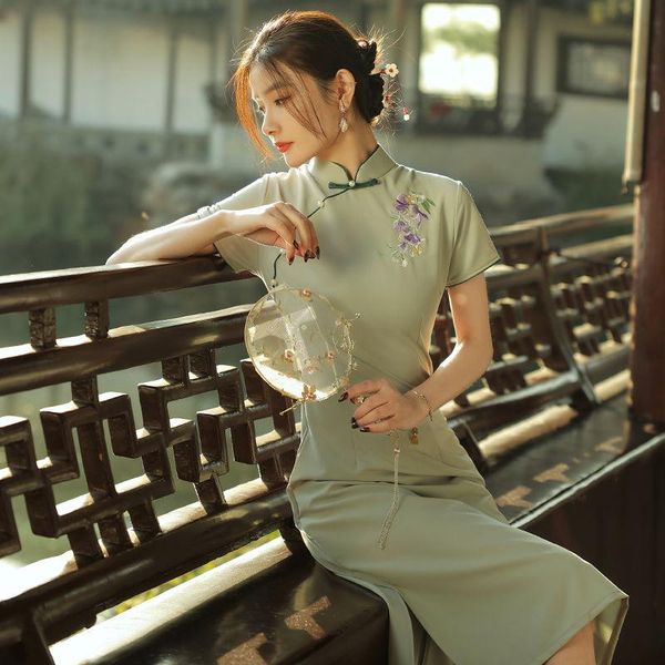ethnic clothing green chinese cheongsam traditional wedding qipao woman retro daily elegant split dress female floral bodycon, Red
ethnic clothing green chinese cheongsam traditional wedding qipao woman retro daily elegant split dress female floral bodycon, Red