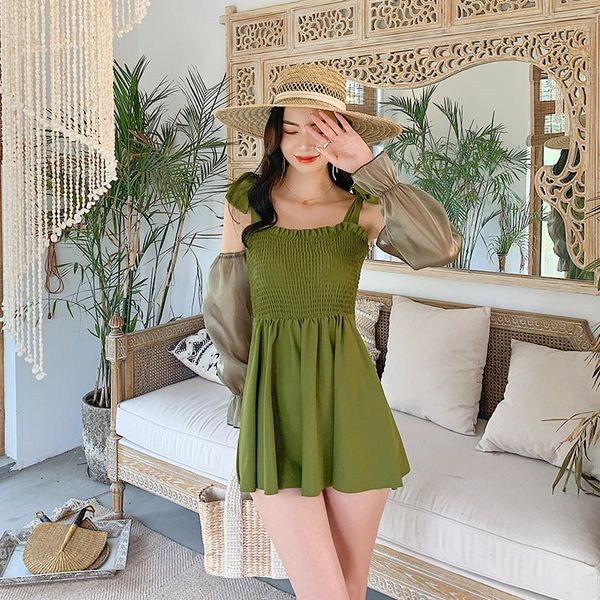 one-piece suits straps bandage swimdress pleated wrap chest swimsuit boyshort one piece swim wear women beach bathsuit summer monokini
one-piece suits straps bandage swimdress pleated wrap chest swimsuit boyshort one piece swim wear women beach bathsuit summer monokini