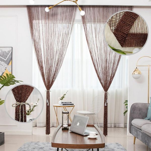 curtain & drapes string valance shiny tassel line solid color window door divider drape room decoration 100 x 200cm
curtain & drapes string valance shiny tassel line solid color window door divider drape room decoration 100 x 200cm