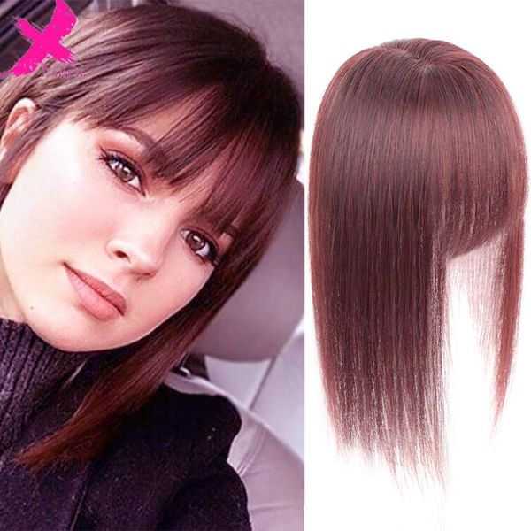 synthetic wigs xnaira hair fringe clip bangs straight fake piece high temperature fiber wig on, Black
synthetic wigs xnaira hair fringe clip bangs straight fake piece high temperature fiber wig on, Black