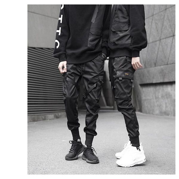 men's pants 2021 men ribbons color block black pocket cargo harem joggers harajuku sweatpant hip hop
men's pants 2021 men ribbons color block black pocket cargo harem joggers harajuku sweatpant hip hop