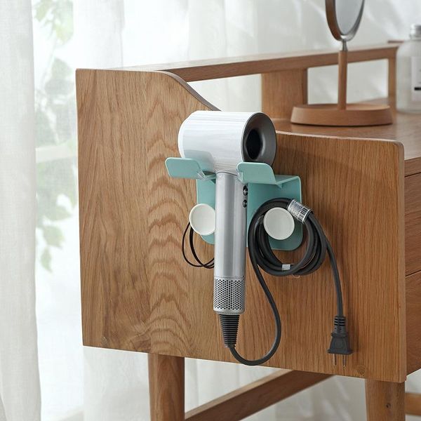 hooks & rails 1pcs hanger hair dryer storage wall-mounted punching bracket family el dormitory door hook plastic finishing rack
hooks & rails 1pcs hanger hair dryer storage wall-mounted punching bracket family el dormitory door hook plastic finishing rack