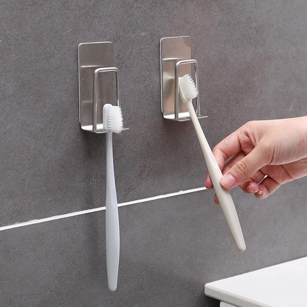 toothbrush holders stainless steel stick hook wall mounted holder storage rack toothpaste brush shelf organizer bathroom accessories
toothbrush holders stainless steel stick hook wall mounted holder storage rack toothpaste brush shelf organizer bathroom accessories