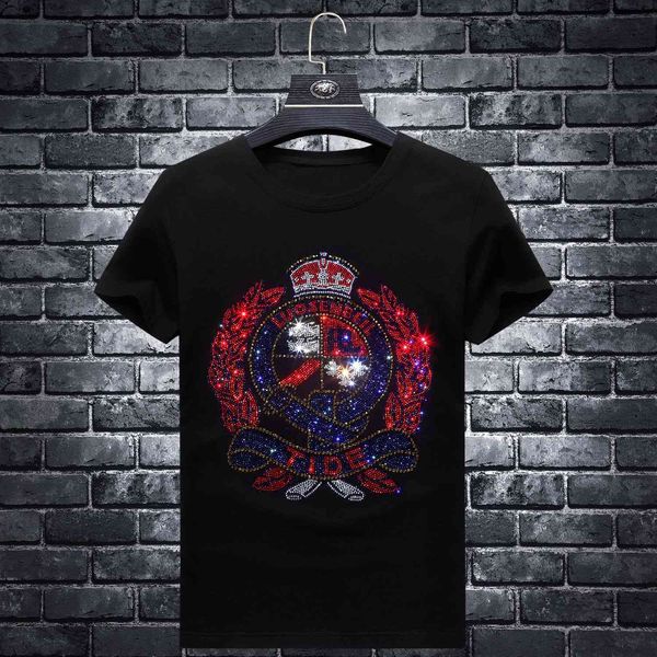men's t-shirts football rhinestones t shirts men brand short sleeve fashion man streetwear o neck slim modal cotton tshirts plus size 7, White;black
men's t-shirts football rhinestones t shirts men brand short sleeve fashion man streetwear o neck slim modal cotton tshirts plus size 7, White;black
