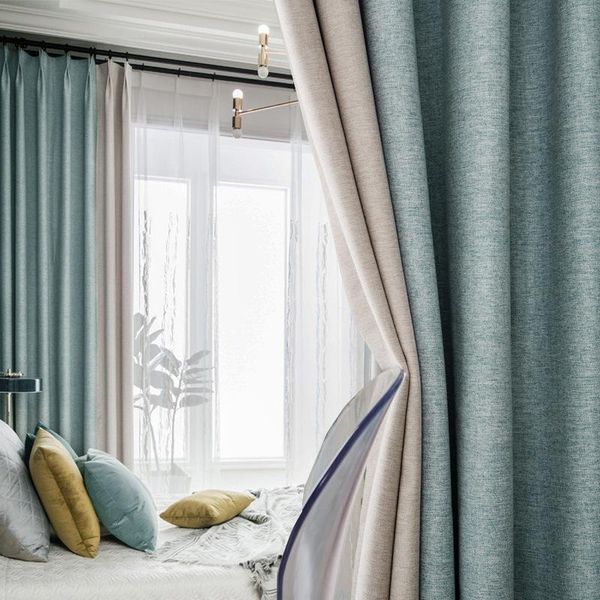 curtain & drapes scandinavian light luxury shade products simple modern living room velvet splicing color matching bedroom
curtain & drapes scandinavian light luxury shade products simple modern living room velvet splicing color matching bedroom