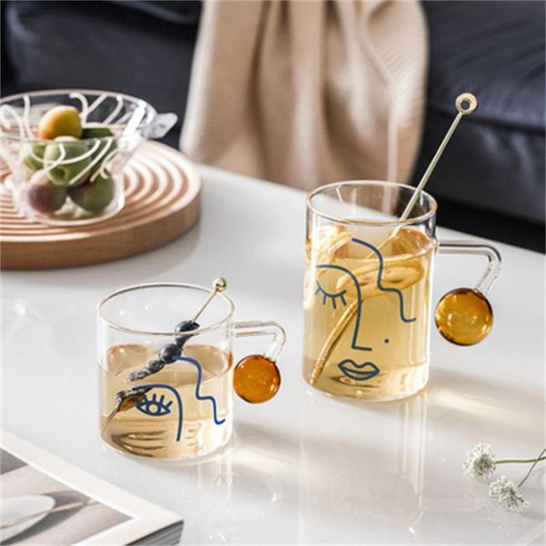 mugs portrait pattern glass mug creative handgrip for milk coffee beer water fruit juice cold drink home office teacup cups
mugs portrait pattern glass mug creative handgrip for milk coffee beer water fruit juice cold drink home office teacup cups
