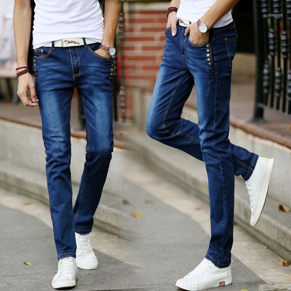 men's jeans mens brand skinny 2021 spring streetwear casual single-breasted high waist stretch straight pants plus size1, Blue
men's jeans mens brand skinny 2021 spring streetwear casual single-breasted high waist stretch straight pants plus size1, Blue