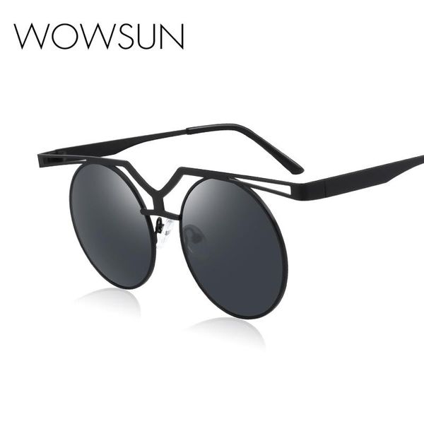 sunglasses wowsun oversized round women designer brand female sun glasses with shade metal frame retro style wo-042, White;black
sunglasses wowsun oversized round women designer brand female sun glasses with shade metal frame retro style wo-042, White;black