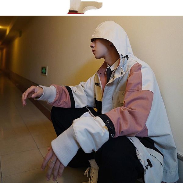 men's jackets lappster men oversized streetwear 2021 bomber patchwork color block cargo windbreaker coats korean clothes, Black;brown
men's jackets lappster men oversized streetwear 2021 bomber patchwork color block cargo windbreaker coats korean clothes, Black;brown
