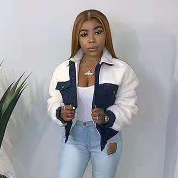 Women's Jackets 2021 Autumn Jacket Short Coat Casual Fashion Style Long-sleeved Stitching Contrast Pocket Tooling Plus Fleece Top, Black;brown
Women's Jackets 2021 Autumn Jacket Short Coat Casual Fashion Style Long-sleeved Stitching Contrast Pocket Tooling Plus Fleece Top, Black;brown