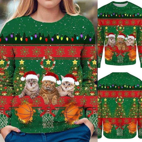 christmas sweater women santa claus print knit pullover plus size 2021 winter women's sweaters, White;black
christmas sweater women santa claus print knit pullover plus size 2021 winter women's sweaters, White;black