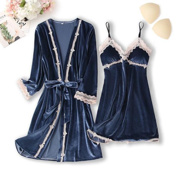 women's sleepwear velvet kimono robe set women autumn 2pcs pyjamas velour nightwear casual intimate lingerie home dressing gown, Black;red
women's sleepwear velvet kimono robe set women autumn 2pcs pyjamas velour nightwear casual intimate lingerie home dressing gown, Black;red