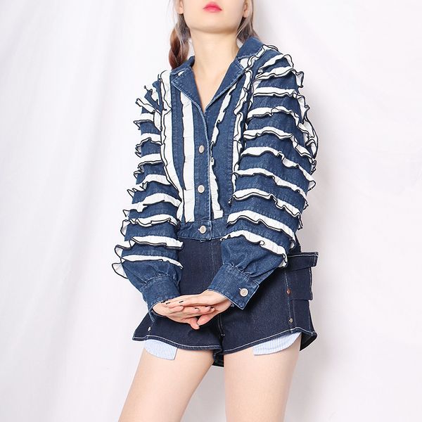 1208 2020 Coat Denim Lapel Neck Fashion Women's Outerwea Fashion Womens Clothes, Black;brown
1208 2020 Coat Denim Lapel Neck Fashion Women's Outerwea Fashion Womens Clothes, Black;brown