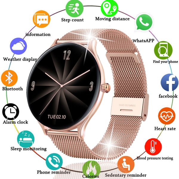 lige new color screen smart watch women men full touch fitness tracker blood pressure smart clock women smartwatch for xiaomig, Slivery;brown
lige new color screen smart watch women men full touch fitness tracker blood pressure smart clock women smartwatch for xiaomig, Slivery;brown