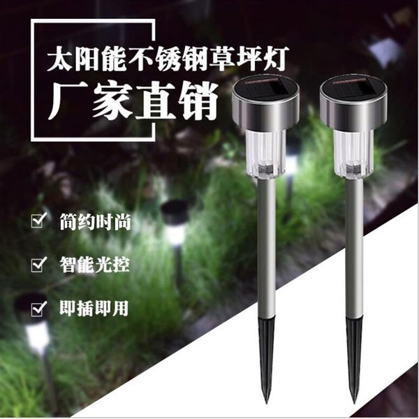 outdoor solar lawn new tube stainless steel landscape lighting small night courtyard grass floor lamp
outdoor solar lawn new tube stainless steel landscape lighting small night courtyard grass floor lamp