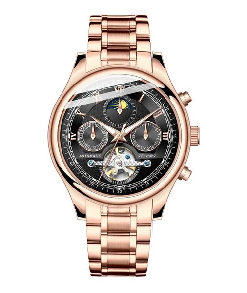 wristwatches men's watch full automatic mechanical sun moon star flywheel, Slivery;brown
wristwatches men's watch full automatic mechanical sun moon star flywheel, Slivery;brown