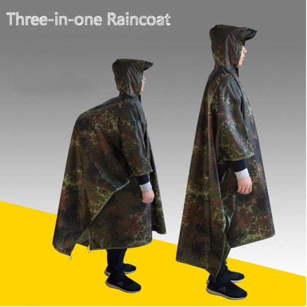 hunting sets three-in-one multi-function raincoat outdoor camouflage ghillie suits rain coat poncho cloak durable fishing camping gear, Camo
hunting sets three-in-one multi-function raincoat outdoor camouflage ghillie suits rain coat poncho cloak durable fishing camping gear, Camo