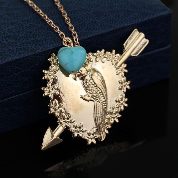 pendant necklaces america tv teleplay 2 broke girls max black golded parrot necklace gold arrow through heart bird for charm women, Silver
pendant necklaces america tv teleplay 2 broke girls max black golded parrot necklace gold arrow through heart bird for charm women, Silver