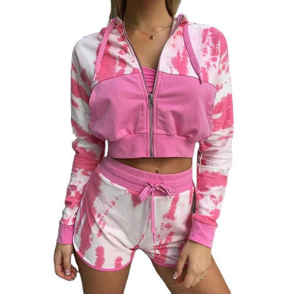 women's tracksuits winter tracksuit jogging sweater chic knitted outwear 2 piece outfits tie-dye women shorts pants and long sleeve top, Gray
women's tracksuits winter tracksuit jogging sweater chic knitted outwear 2 piece outfits tie-dye women shorts pants and long sleeve top, Gray