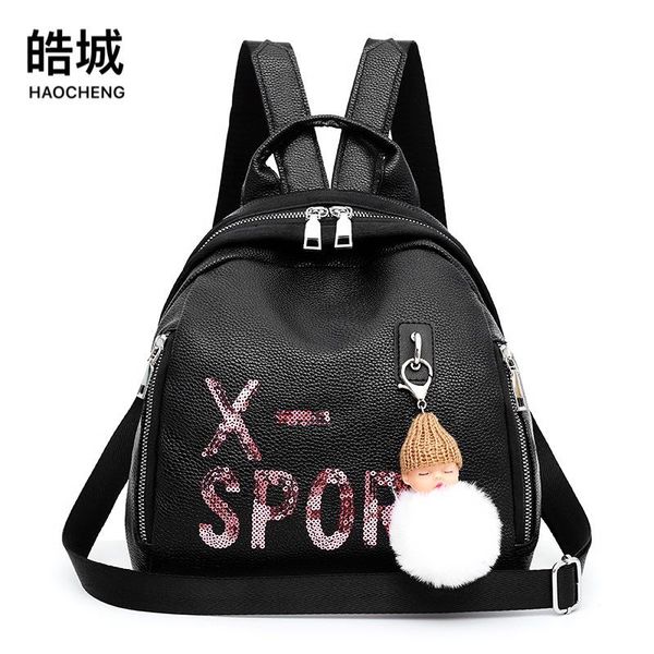pendant 2021 spring women's pu backpack fashion letter dual purpose waterproof schoolbag school bags
pendant 2021 spring women's pu backpack fashion letter dual purpose waterproof schoolbag school bags