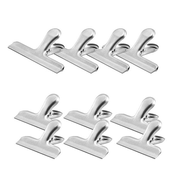clothing & wardrobe storage 10 pcs stainless steel heavy duty clips office bills household supplies holder food bag airtight clamps two size
clothing & wardrobe storage 10 pcs stainless steel heavy duty clips office bills household supplies holder food bag airtight clamps two size