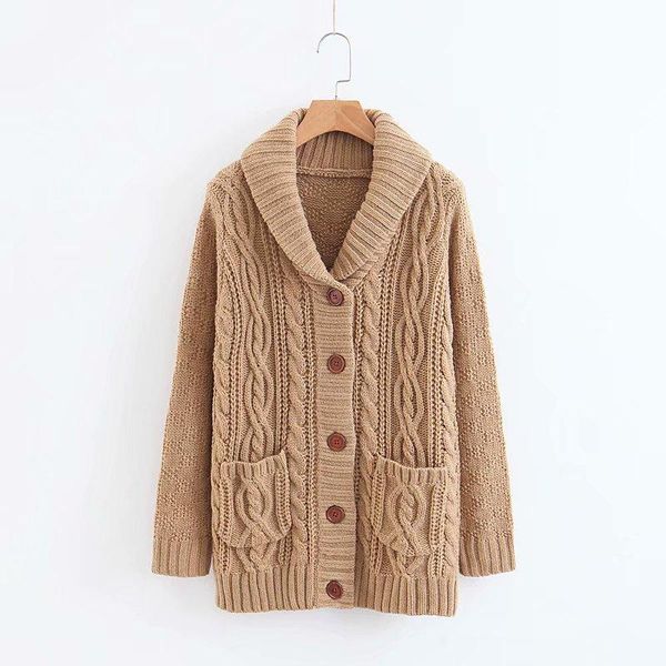 women's sweaters autumn arrival women twist single-breasted cardigans female buttons knitted open stitch color hit casual outerwear, White;black
women's sweaters autumn arrival women twist single-breasted cardigans female buttons knitted open stitch color hit casual outerwear, White;black