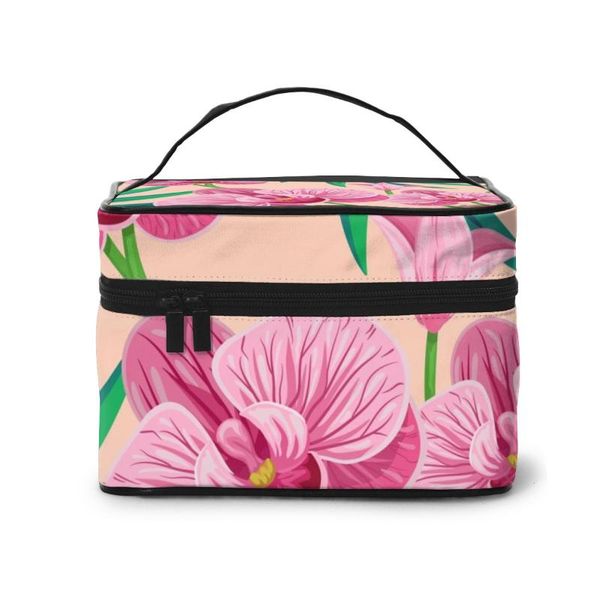 cosmetic bags & cases 2021 multi-function travel organizer bag tropical palm leaves and pink orchid flowers beauty makeup toiletry wash
cosmetic bags & cases 2021 multi-function travel organizer bag tropical palm leaves and pink orchid flowers beauty makeup toiletry wash